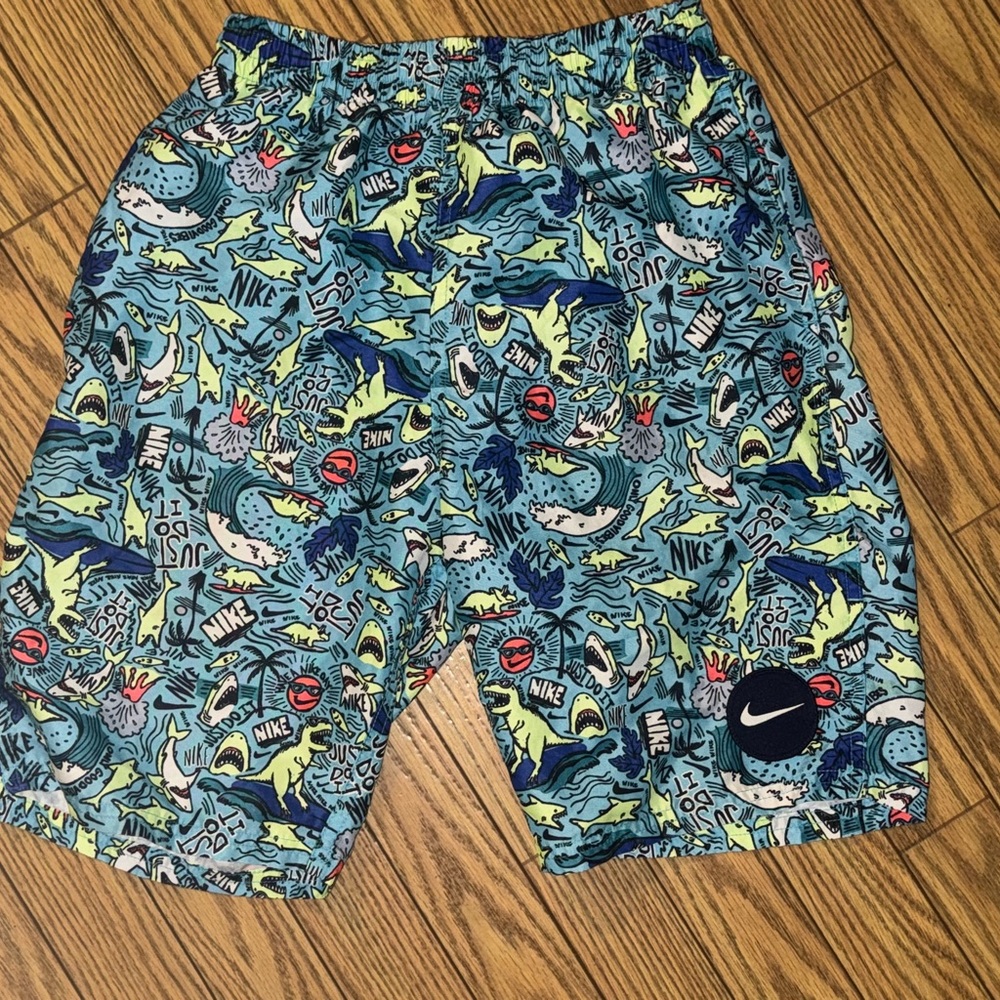Nike Ocean Adventure Swim Shorts - Blue and Yellow
